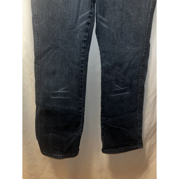 Lee One True Fit Jeans Women 11 32 X 28 Straight Leg Stretch Blue Denim - Picture 2 of 11